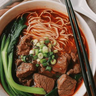 Taiwanese Beef Noodle Soup