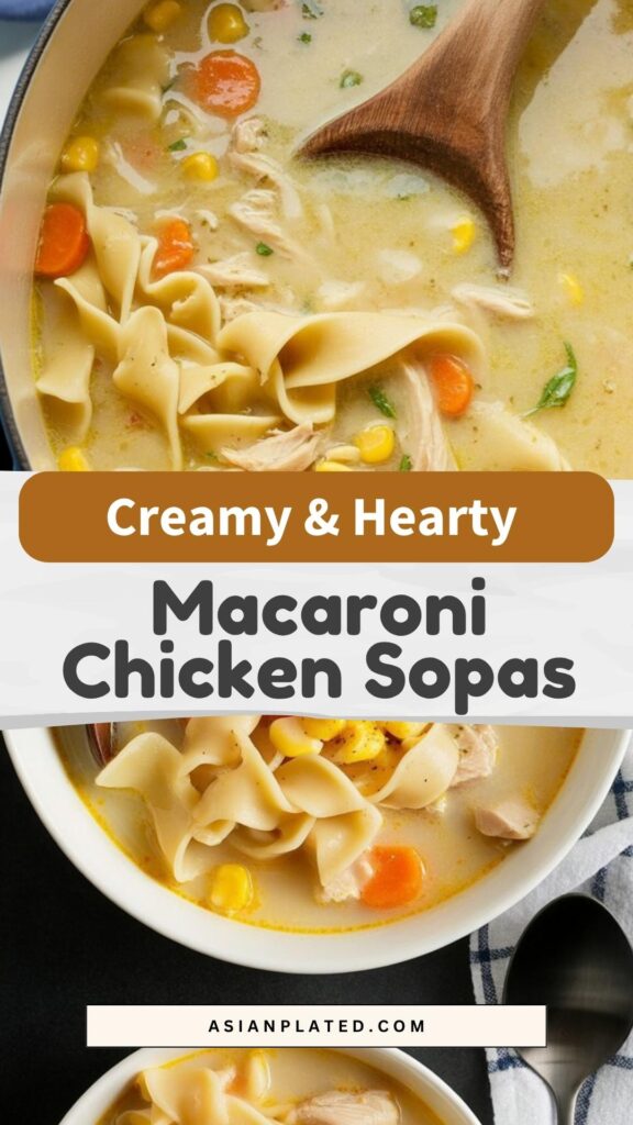 easy Macaroni Chicken Sopas
