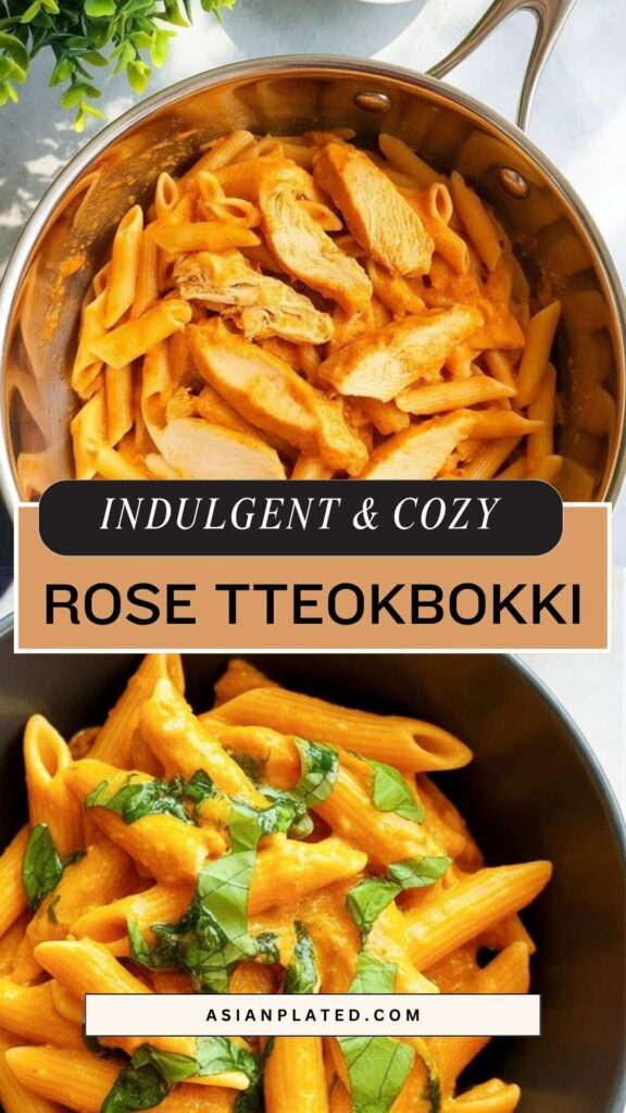 easy Rose Tteokbokki