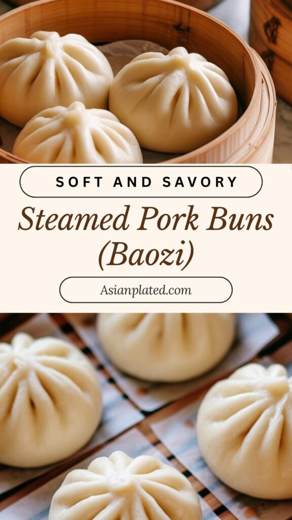 easy Steamed Pork Buns (Baozi)