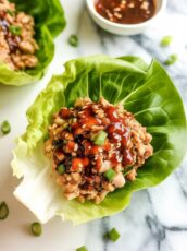Asian Chicken Lettuce Wraps