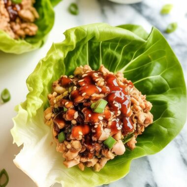 Asian Chicken Lettuce Wraps