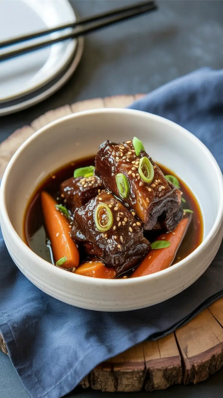 BEST Galbi Jjim- Korean Braised Short Ribs