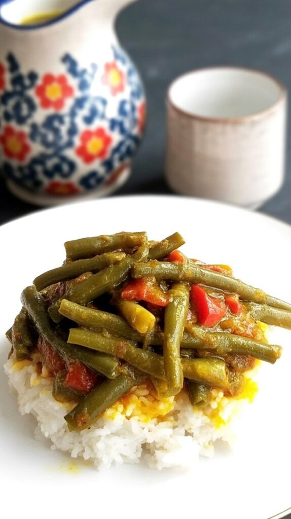 BEST Indonesian Curried Green Beans