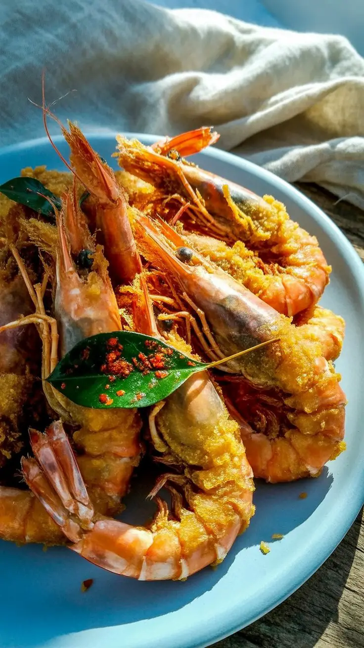 BEST Malaysian Butter Prawns