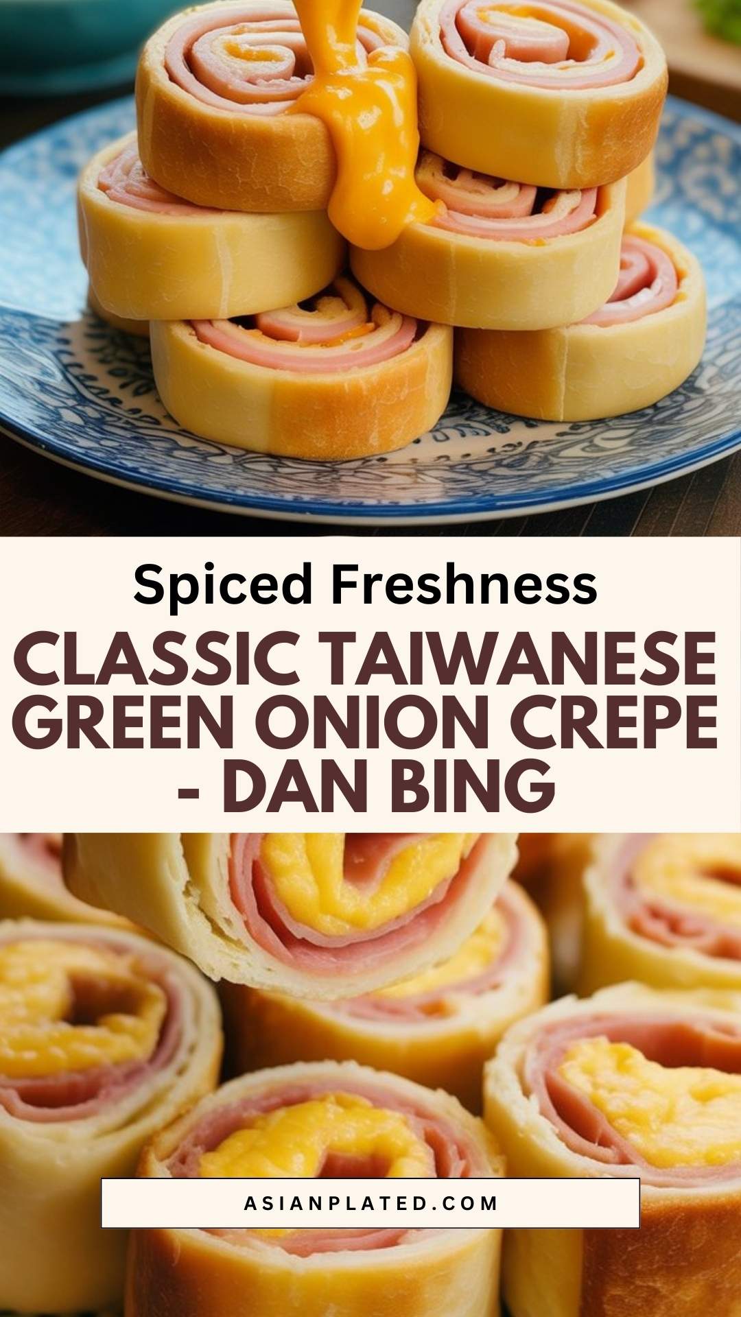 EASY Classic Taiwanese Green Onion Crepe - Dan Bing