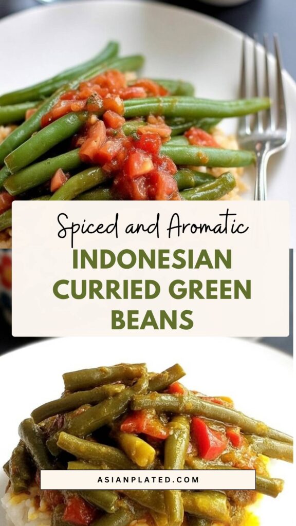 EASY Indonesian Curried Green Beans