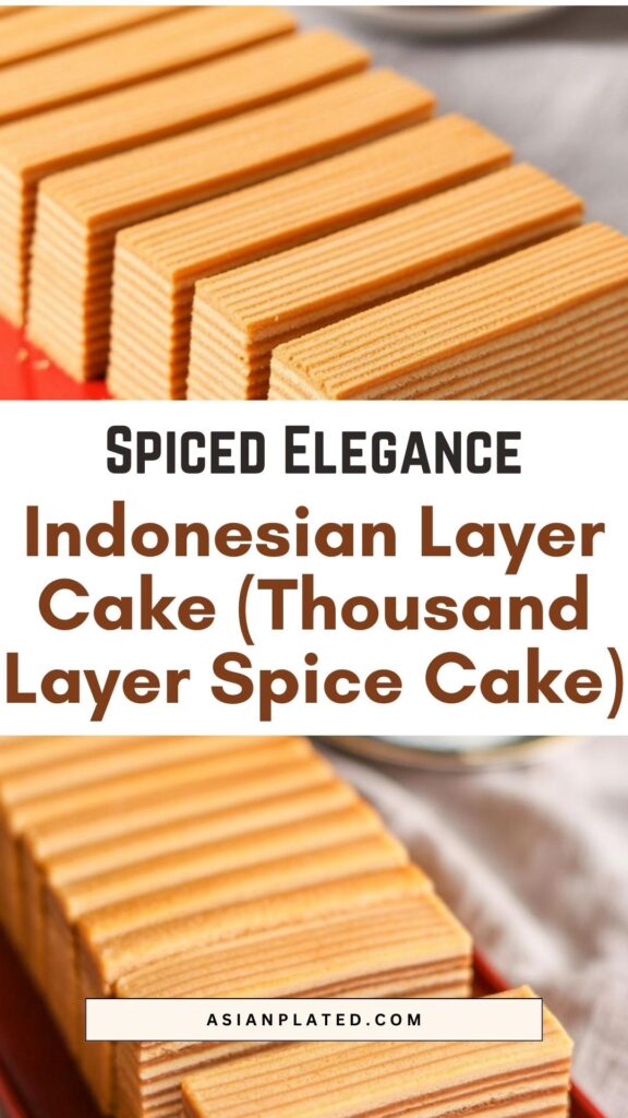 EASY Indonesian Layer Cake (Thousand Layer Spice Cake)