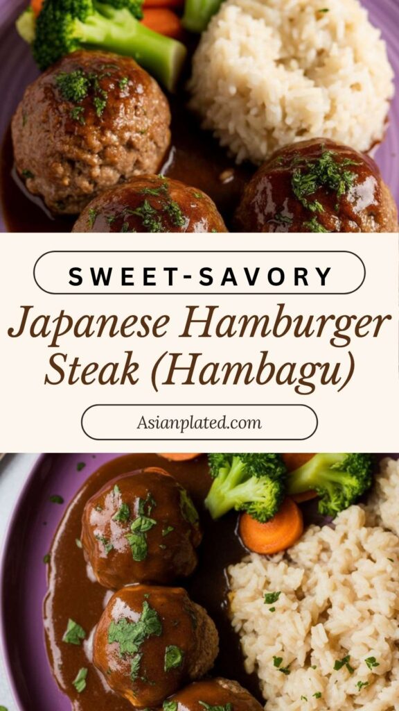 EASY Japanese Hamburger Steak (Hambagu)