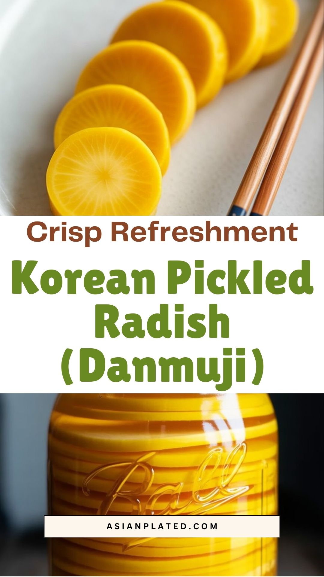 EASY Korean Pickled Radish (Danmuji)