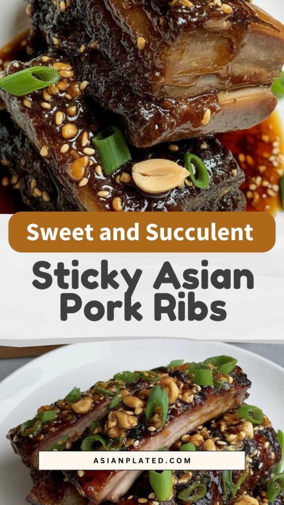 EASY Sticky Asian Pork Ribs