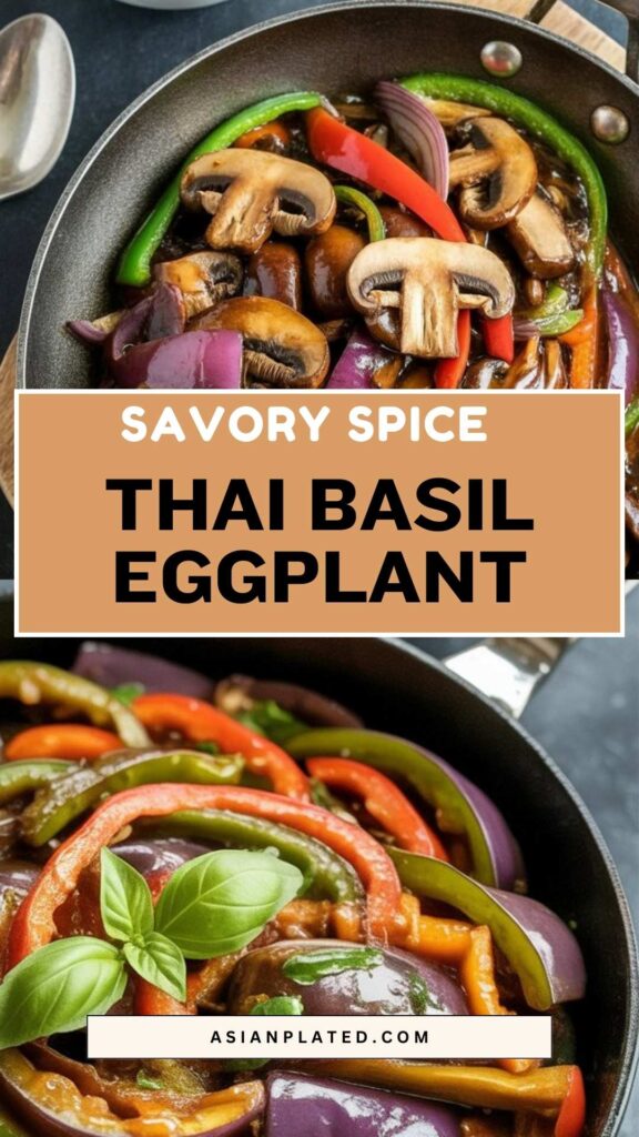 EASY Thai Basil Eggplant