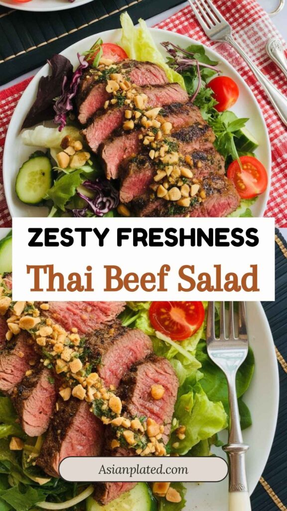 EASY Thai Beef Salad