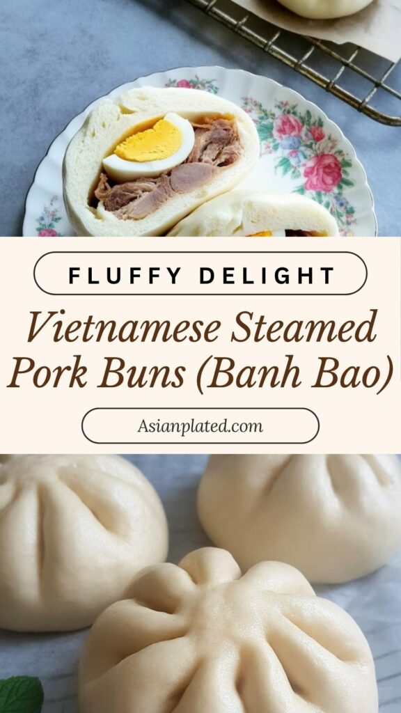 EASY Vietnamese Steamed Pork Buns (Banh Bao)
