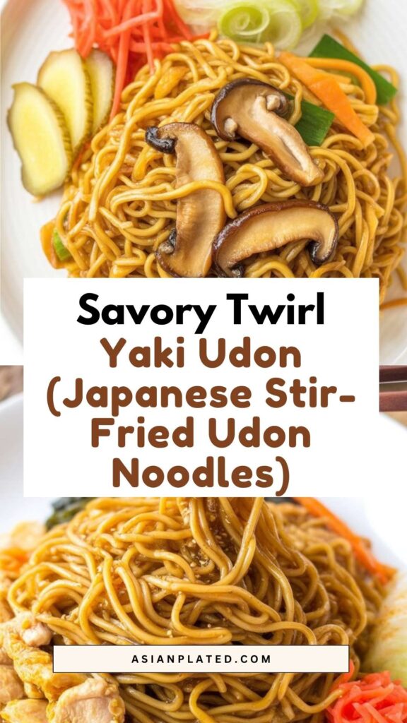 EASY Yaki Udon (Japanese Stir-Fried Udon Noodles)