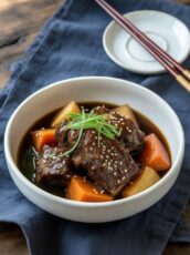 Galbi Jjim- Korean Braised Short Ribs