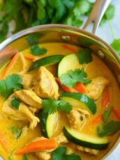 Green Thai Chicken Coconut Curry