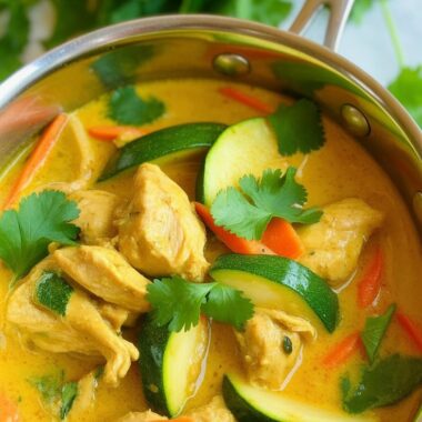 Green Thai Chicken Coconut Curry