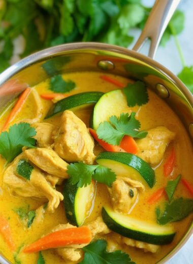 Green Thai Chicken Coconut Curry