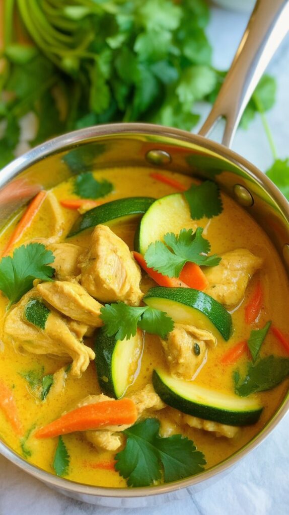 Green Thai Chicken Coconut Curry