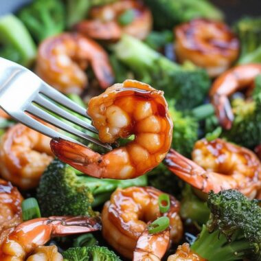 Honey Garlic Butter Shrimp and Broccoli