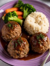 Japanese Hamburger Steak (Hambagu)