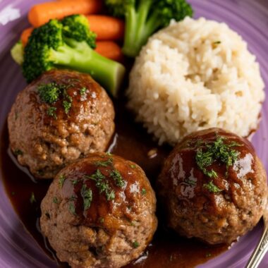 Japanese Hamburger Steak (Hambagu)