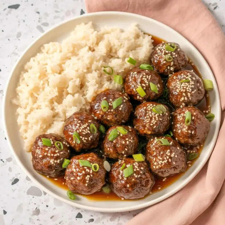 Korean BBQ Meatballs