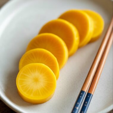 Korean Pickled Radish (Danmuji)