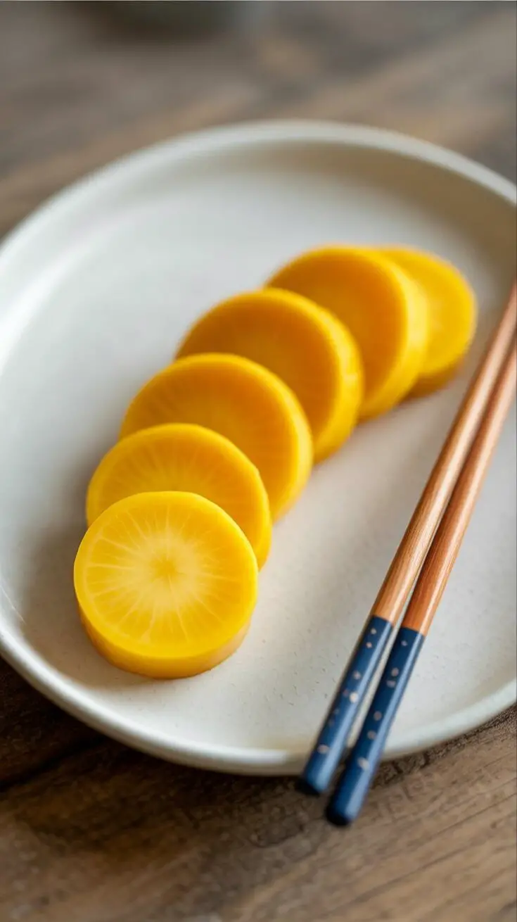 Korean Pickled Radish (Danmuji)