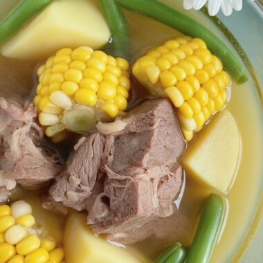 Nilagang Baka (Filipino Beef Soup with Vegetables)