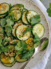 Smashed Asian Cucumber Salad