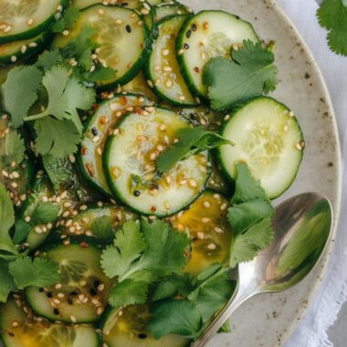 Smashed Asian Cucumber Salad