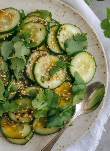 Smashed Asian Cucumber Salad