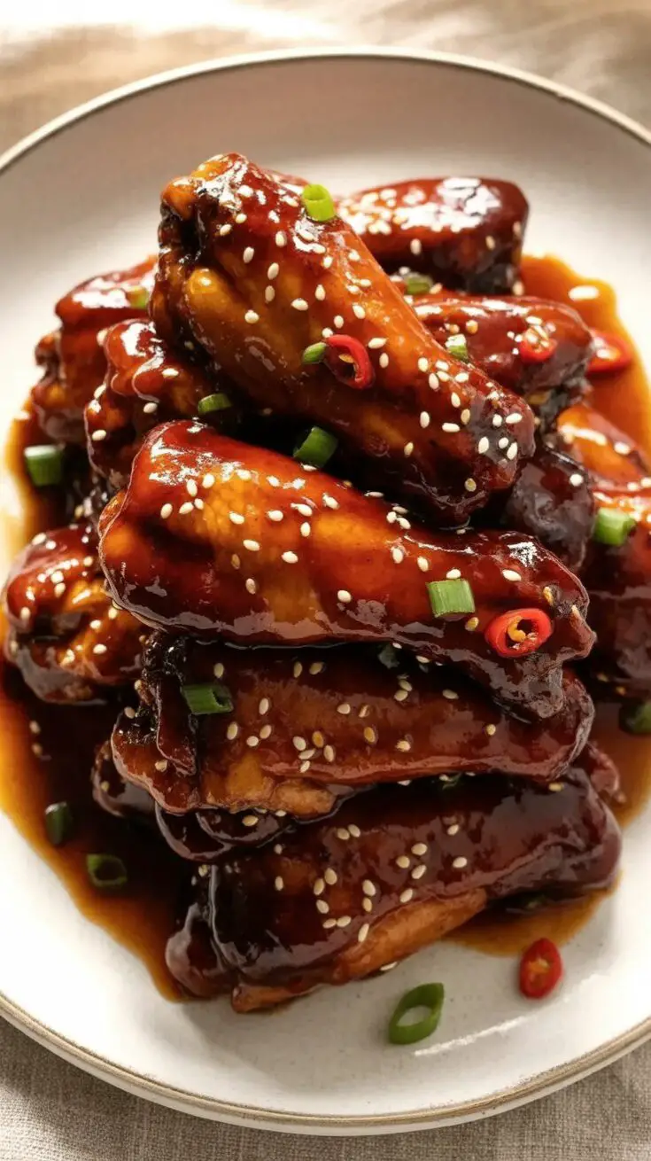 Sticky Chinese Chicken Wings