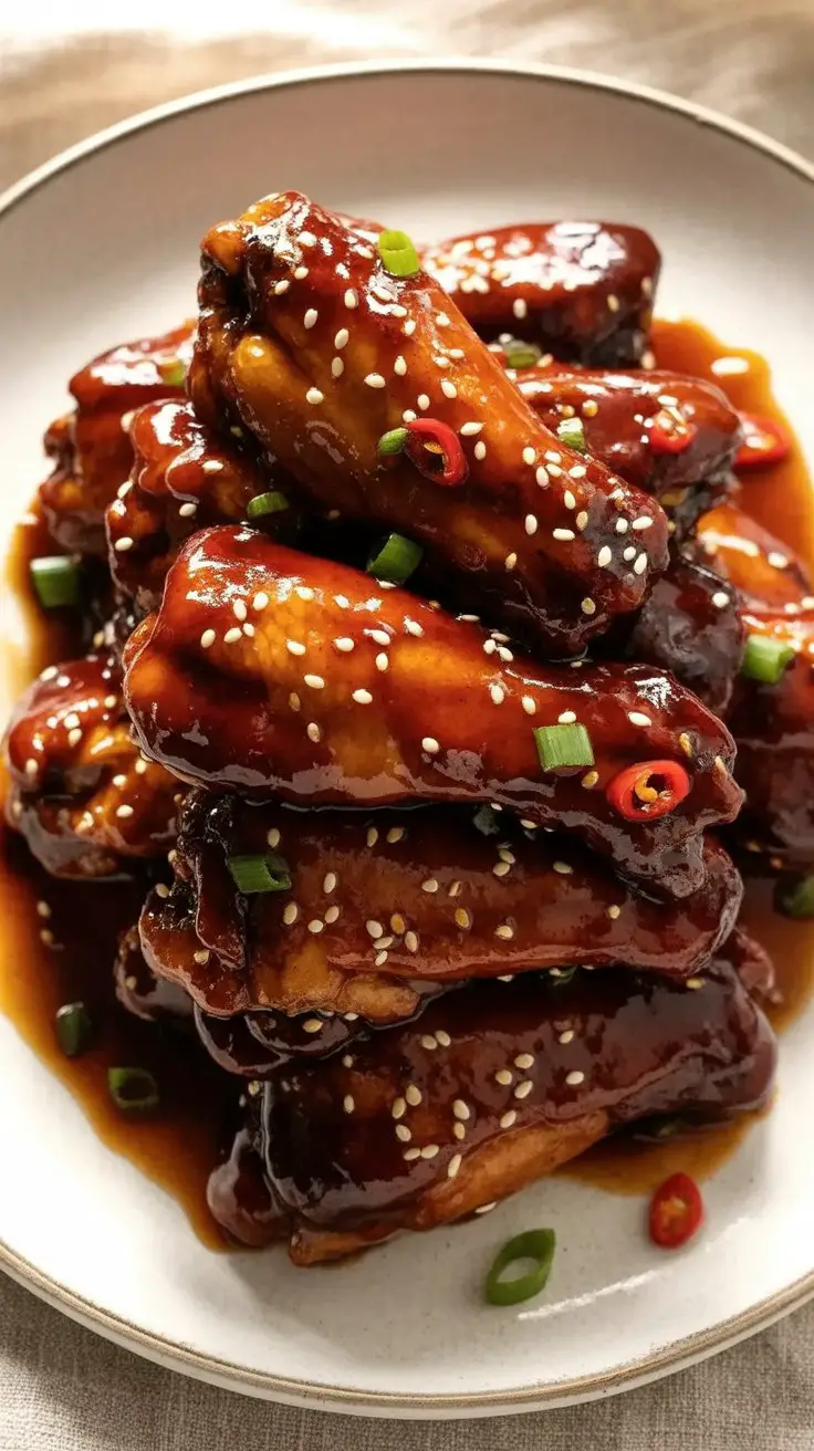 Sticky Chinese Chicken Wings