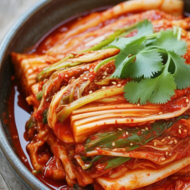 Traditional Napa Cabbage Kimchi
