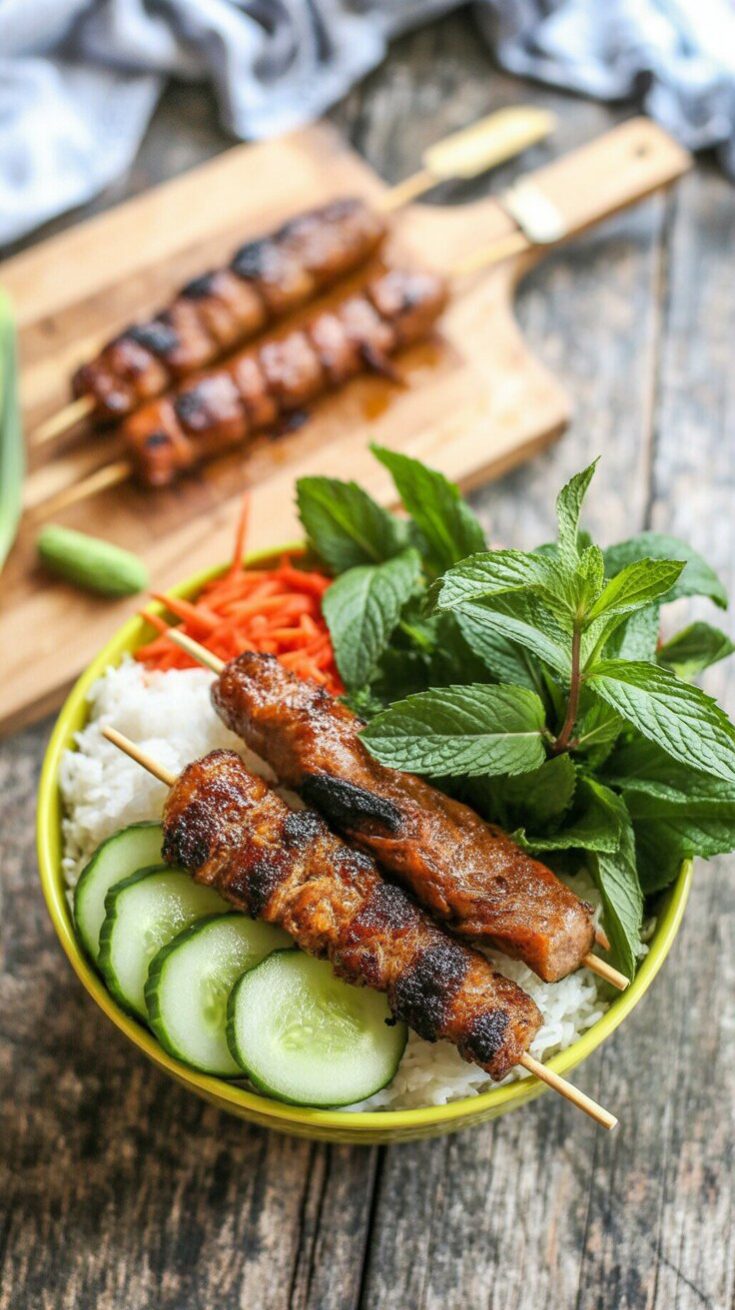 Vietnamese Lemongrass Grilled Pork