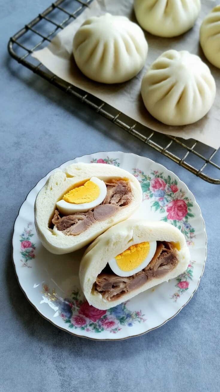 Vietnamese Steamed Pork Buns (Banh Bao)