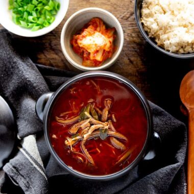Yukgaejang (Korean Spicy Beef Soup)