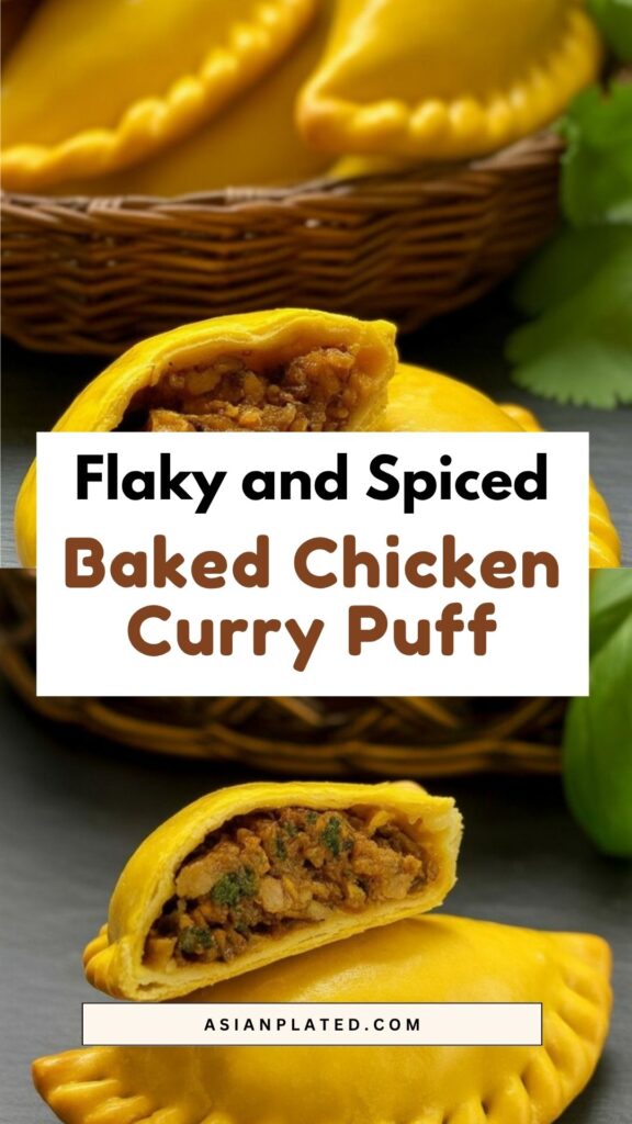 easy Baked Chicken Curry Puff