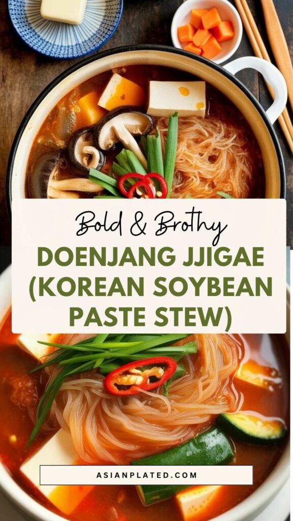 easy Doenjang Jjigae (Korean Soybean Paste Stew)