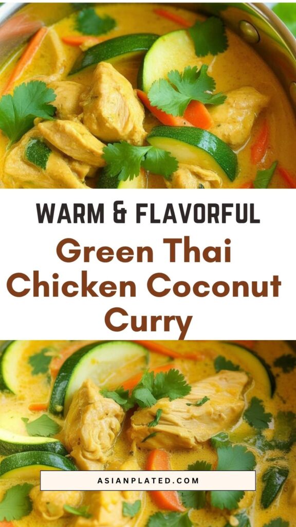 easy Green Thai Chicken Coconut Curry