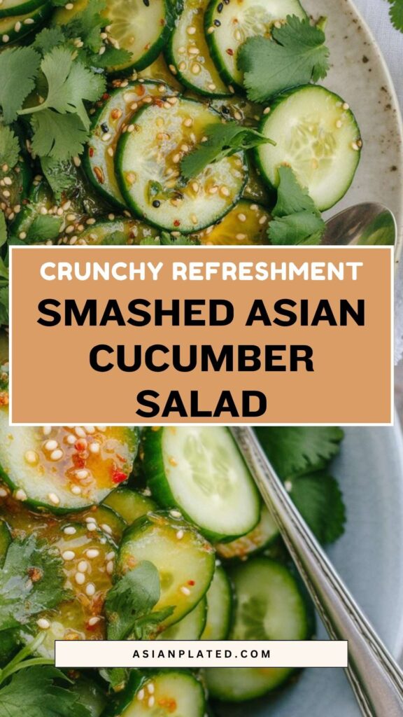 easy Smashed Asian Cucumber Salad