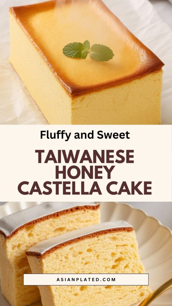easy Taiwanese Honey Castella Cake